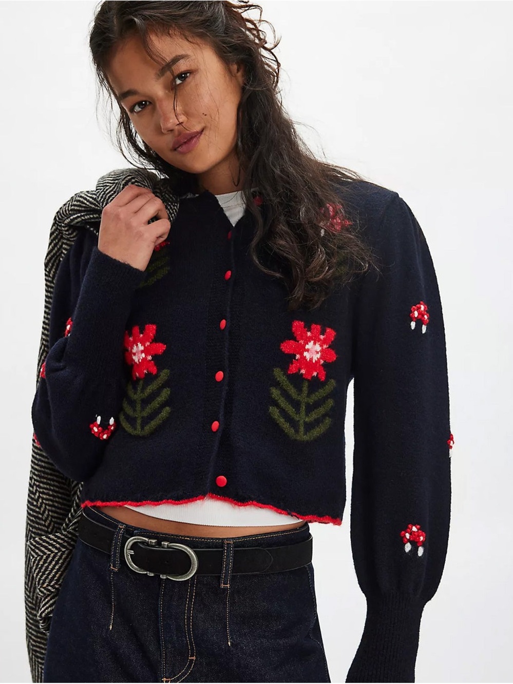 NWOT Free People Nonna Knit Cardigan - Picture 4 of 11